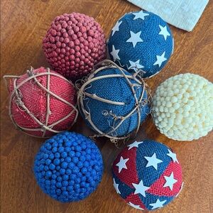 Patriotic Decorative Ball Set